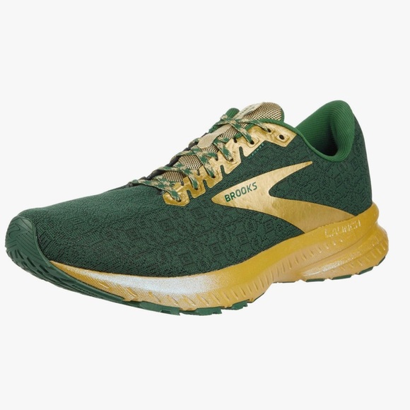 Brooks Other - Brooks Men's Green and Gold Launch 7 Running Shoes